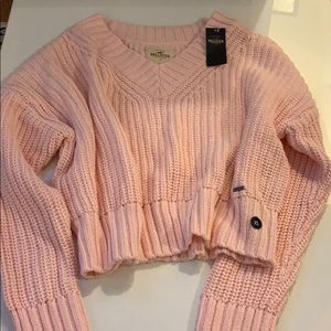 Chunky pink sweater never worn tags
